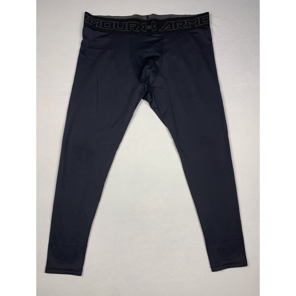 Under Armour ColdGear Leggings Mens XXL Black Thermal Base Layer Pants